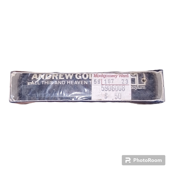 New Andrew Gold Elektra/Asylum All This And Heaven Too 8 Track Tape Still Sealed - Picture 4 of 4